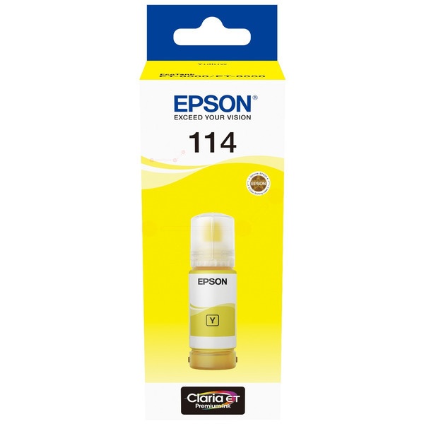 Epson C13T07B440/114 Tintenflasche gelb, 6.700 Seiten 2300 Fotos 70ml