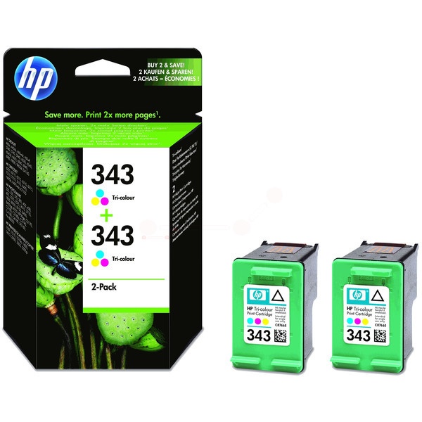 HP CB332EE/343 Druckkopfpatrone color Doppelpack, 2x330 Seiten ISO/IEC 24711 7ml VE=2