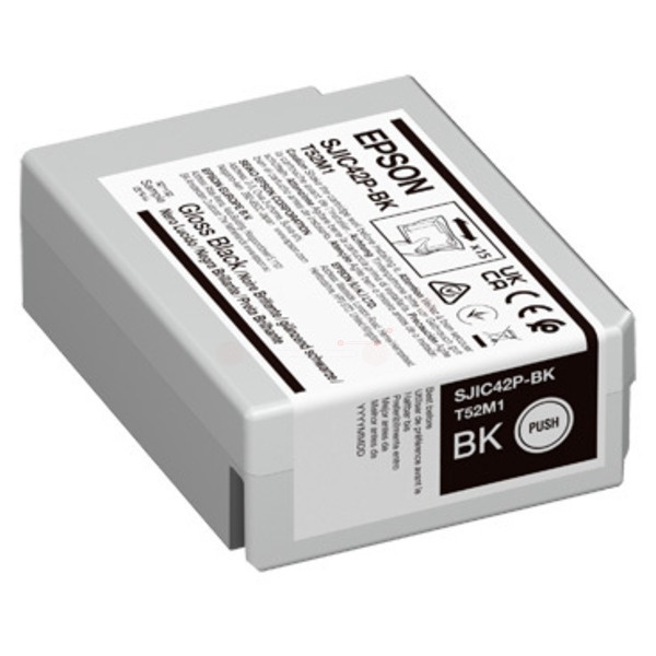 Epson C13T52M140/SJIC-42-P-BK Tintenpatrone schwarz glossy 50ml