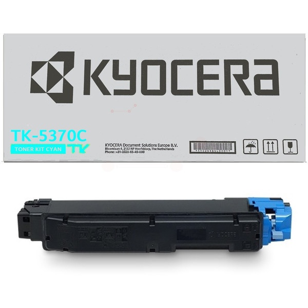 Kyocera 1T02YJCNL0/TK-5370C Toner-Kit cyan, 5.000 Seiten ISO/IEC 19752