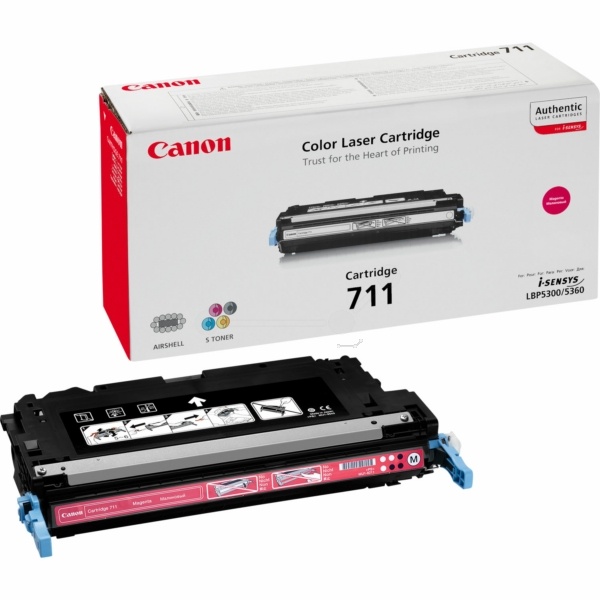 Canon 1658B002/711M Tonerkartusche magenta, 6.000 Seiten