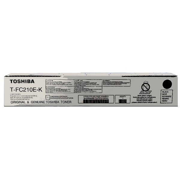 Toshiba 6AJ00000162/T-FC210EK Toner-Kit schwarz, 38.400 Seiten/5%