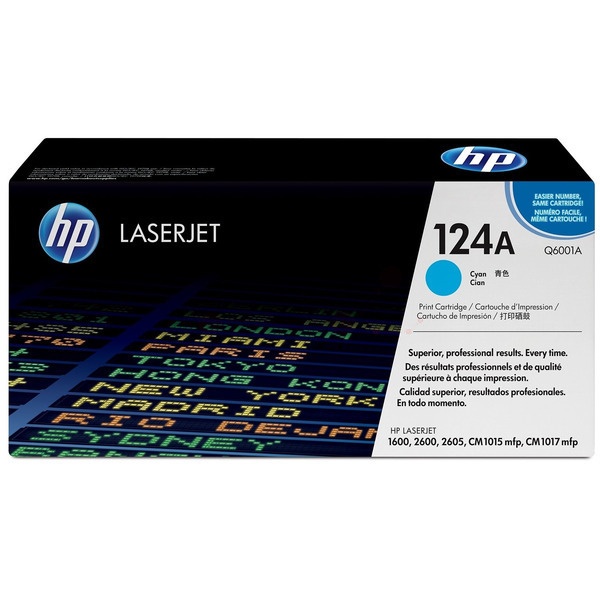 HP Q6001A/124A Tonerkartusche cyan, 2.000 Seiten/5%