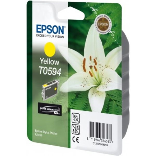 Epson C13T05944010/T0594 Tintenpatrone gelb, 520 Seiten 13ml