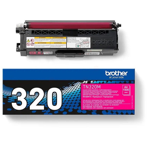 Brother TN-320M Toner magenta, 1.500 Seiten ISO/IEC 19798