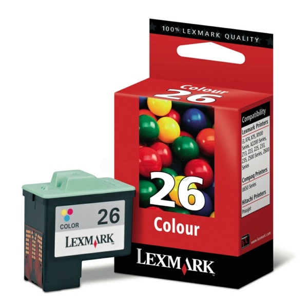 Lexmark 10N0026E/26 Druckkopfpatrone color, 275 Seiten 13.8ml