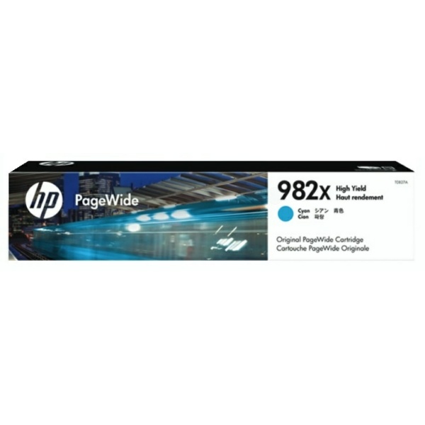 HP T0B27A/982X Druckkopfpatrone cyan, 16.000 Seiten ISO/IEC 24711