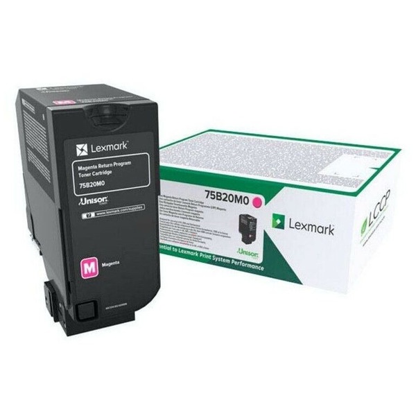 Lexmark 75B20M0 Toner-Kit magenta return program, 10.000 Seiten ISO/IEC 19752