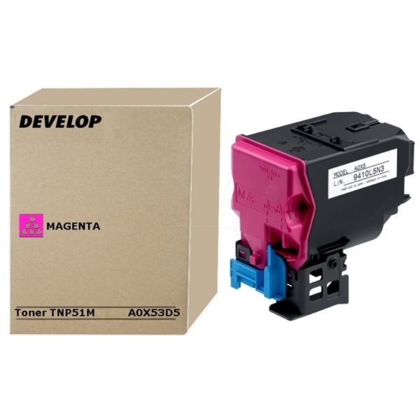 Develop A0X53D5/TNP-51M Toner-Kit magenta, 5.000 Seiten