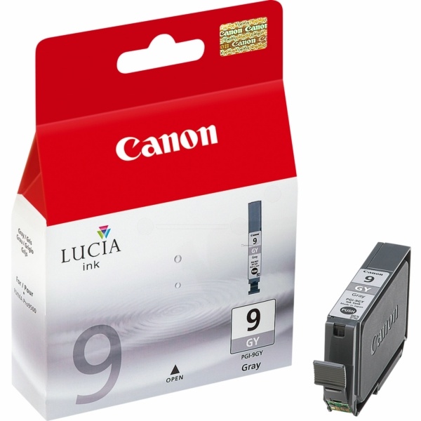 Canon 1042B001/PGI-9GY Tintenpatrone grau, 1.150 Seiten/5% 14ml