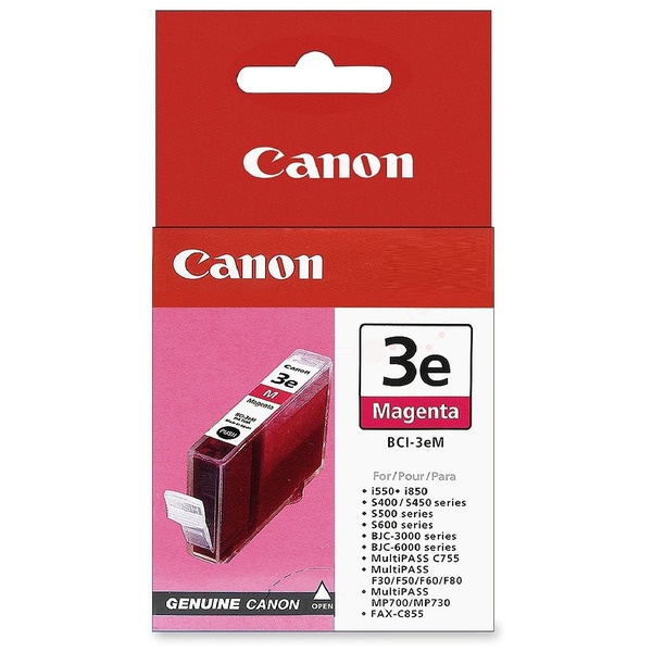 Canon 4481A002/BCI-3EM Tintenpatrone magenta, 390 Seiten ISO/IEC 24711 14ml