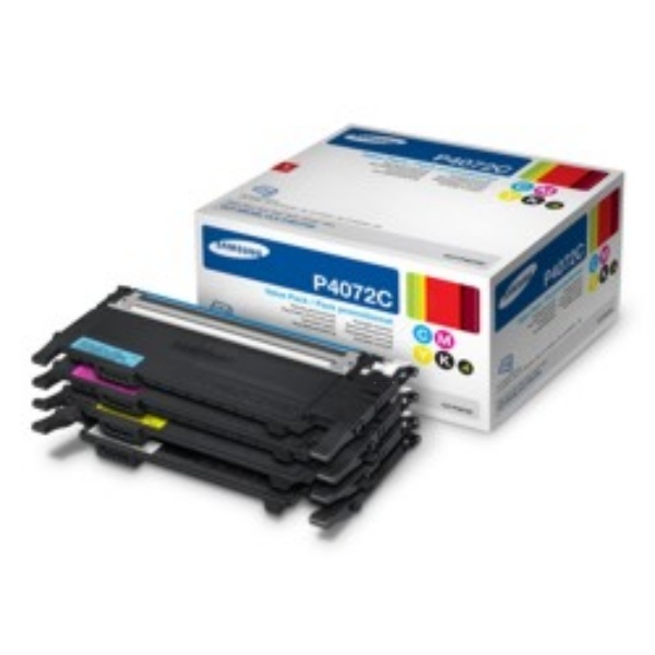 Samsung CLT-P4072C/ELS/P4072C Toner Value-Kit (Bk,C,M,Y) 1500pg + 3 x 1000pg