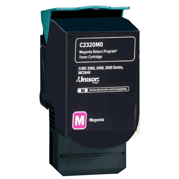 Lexmark C242XM0 Toner-Kit magenta extra High-Capacity return program, 3.500 Seiten ISO/IEC 19752