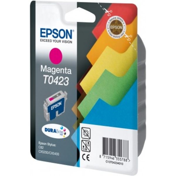 Epson C13T04234010/T0423 Tintenpatrone magenta, 420 Seiten ISO/IEC 24711 16ml