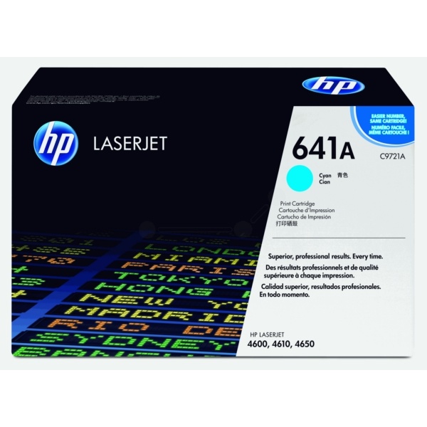 HP C9721A/641A Tonerkartusche cyan, 8.000 Seiten/5%