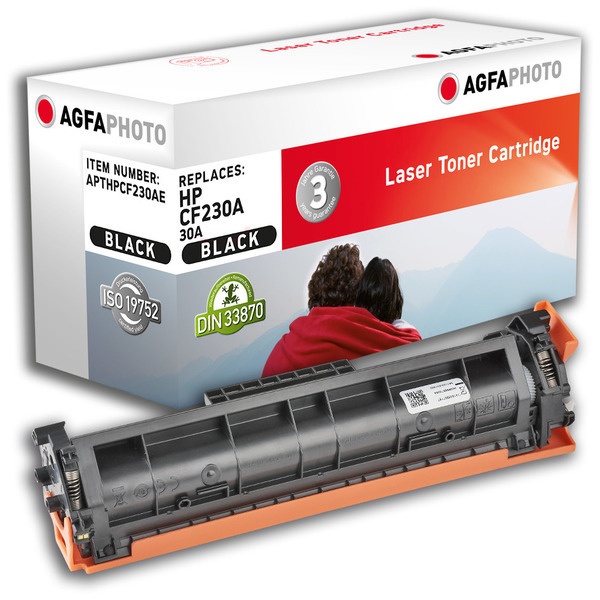 AgfaPhoto APTHPCF230AE Toner-Kit, 1.600 Seiten 60 Gramm (ersetzt HP 30A/CF230A)