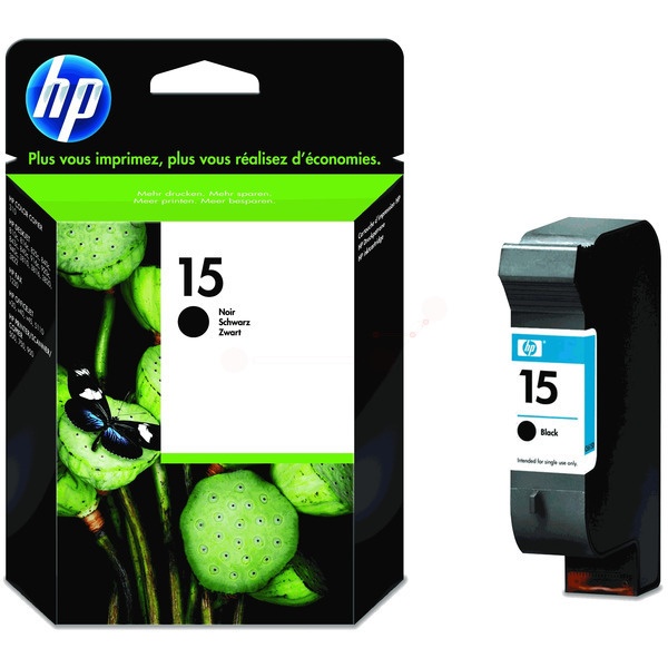 HP C6615DE/15 Druckkopfpatrone schwarz, 500 Seiten ISO/IEC 24711 25ml