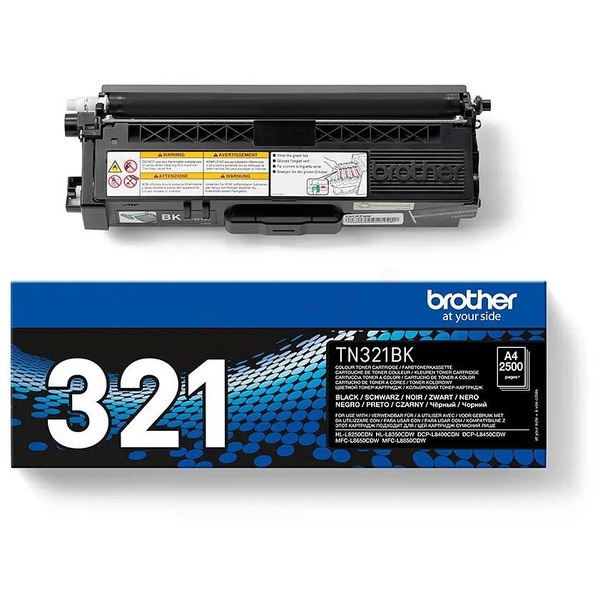 Brother TN-321BK Toner-Kit schwarz, 2.500 Seiten ISO/IEC 19798