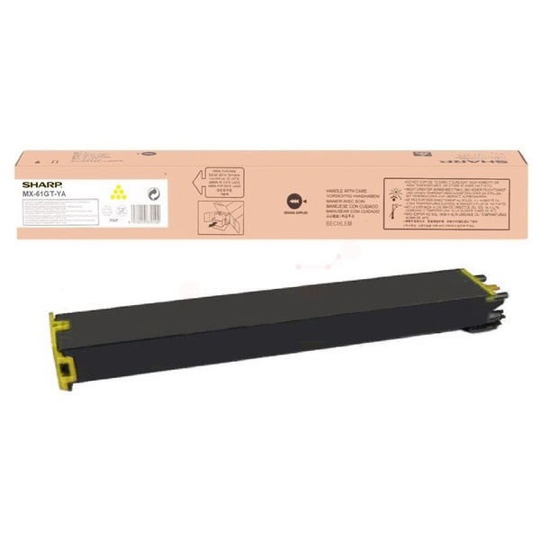 Sharp MX-61GTYA Toner gelb High-Capacity, 24.000 Seiten ISO/IEC 19752