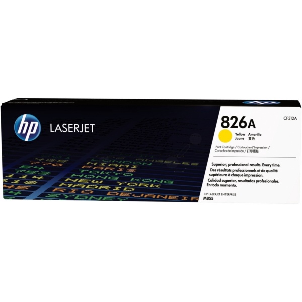 HP CF312A/826A Toner gelb, 31.500 Seiten/5%