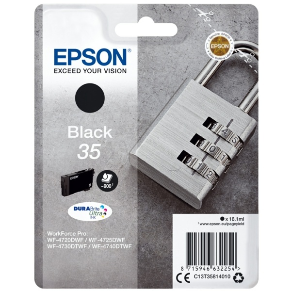 Epson C13T35814010/35 Tintenpatrone schwarz, 950 Seiten 16,1ml