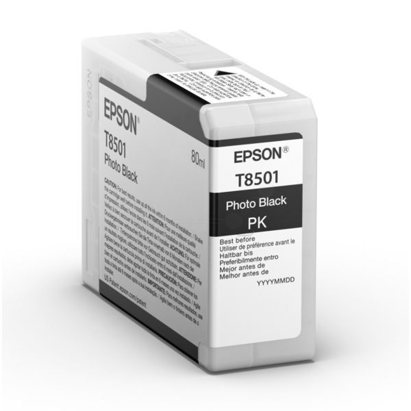 Epson C13T850100/T8501 Tintenpatrone schwarz foto 80ml