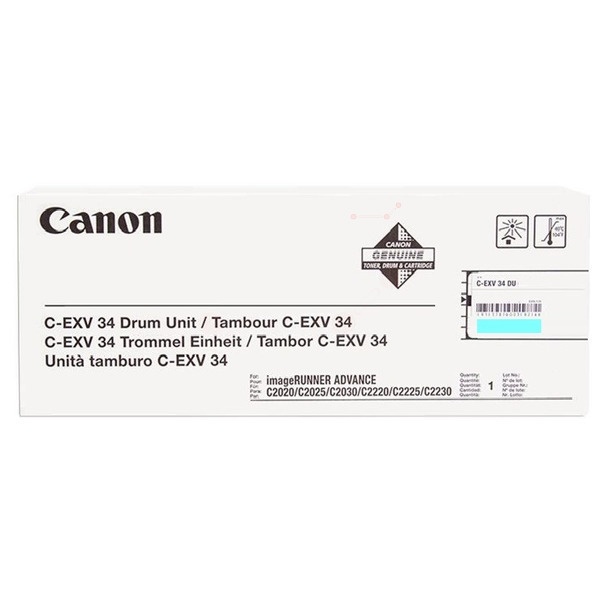 Canon 3787B003/C-EXV34 Drum Kit cyan, 36.000 Seiten