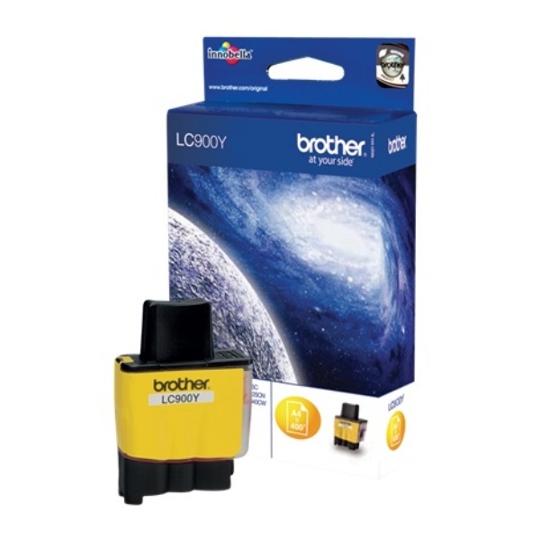 Brother LC-900Y Tintenpatrone gelb, 400 Seiten/5% 10ml