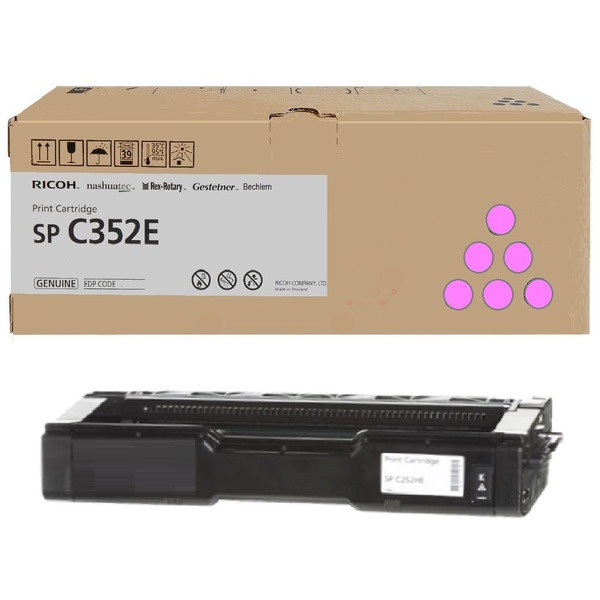 Ricoh 407385/TYPE SP352E Toner-Kit magenta, 6.000 Seiten ISO/IEC 19752