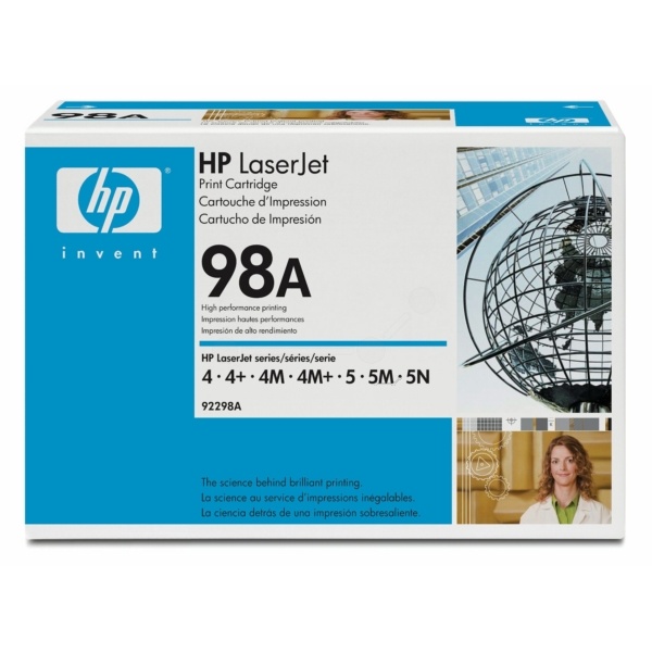 HP 92298A/98A Tonerkartusche schwarz, 6.800 Seiten ISO/IEC 19752