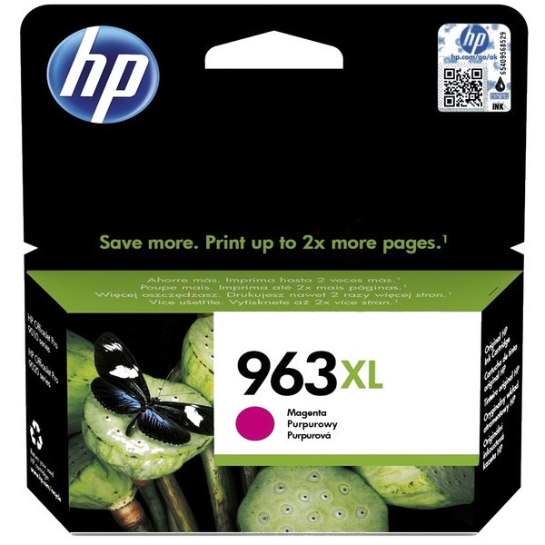 HP 3JA28AE/963XL Tintenpatrone magenta High-Capacity, 1.600 Seiten 23.25ml