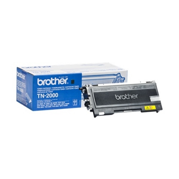 Brother TN-2000 Toner-Kit, 2.500 Seiten/5%