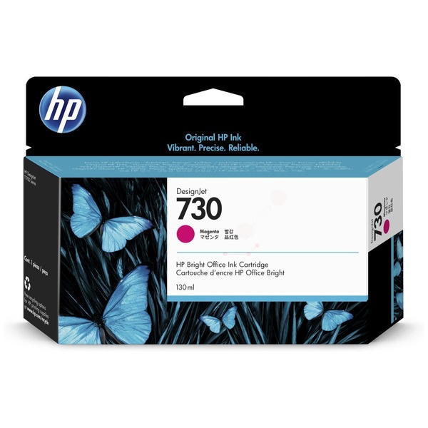 HP P2V63A/730 Tintenpatrone magenta 130ml