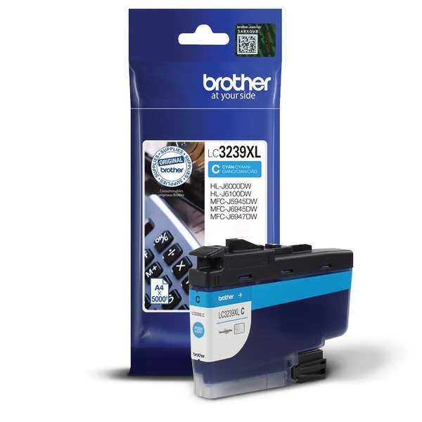 Brother LC-3239XLC Tintenpatrone cyan, 5.000 Seiten