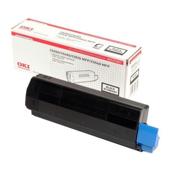 OKI 42127457 Toner schwarz, 5.000 Seiten/5%