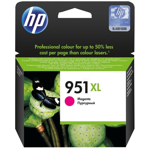 HP CN047AE/951XL Tintenpatrone magenta High-Capacity, 1.500 Seiten ISO/IEC 24711 17ml