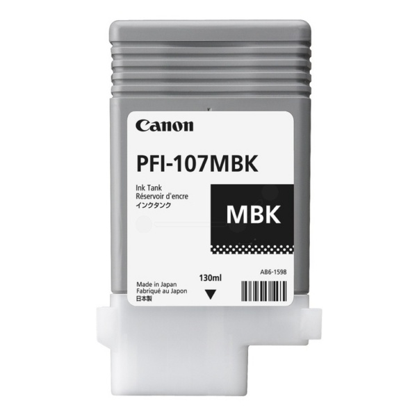 Canon 6704B001/PFI-107MBK Tintenpatrone schwarz matt 130ml