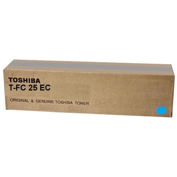 Toshiba 6AJ00000072/T-FC25EC Toner cyan, 26.800 Seiten/6%