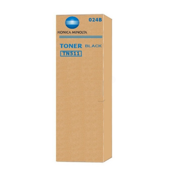 Konica Minolta 024B/TN-511 Toner schwarz, 32.200 Seiten/6% 1600 Gramm