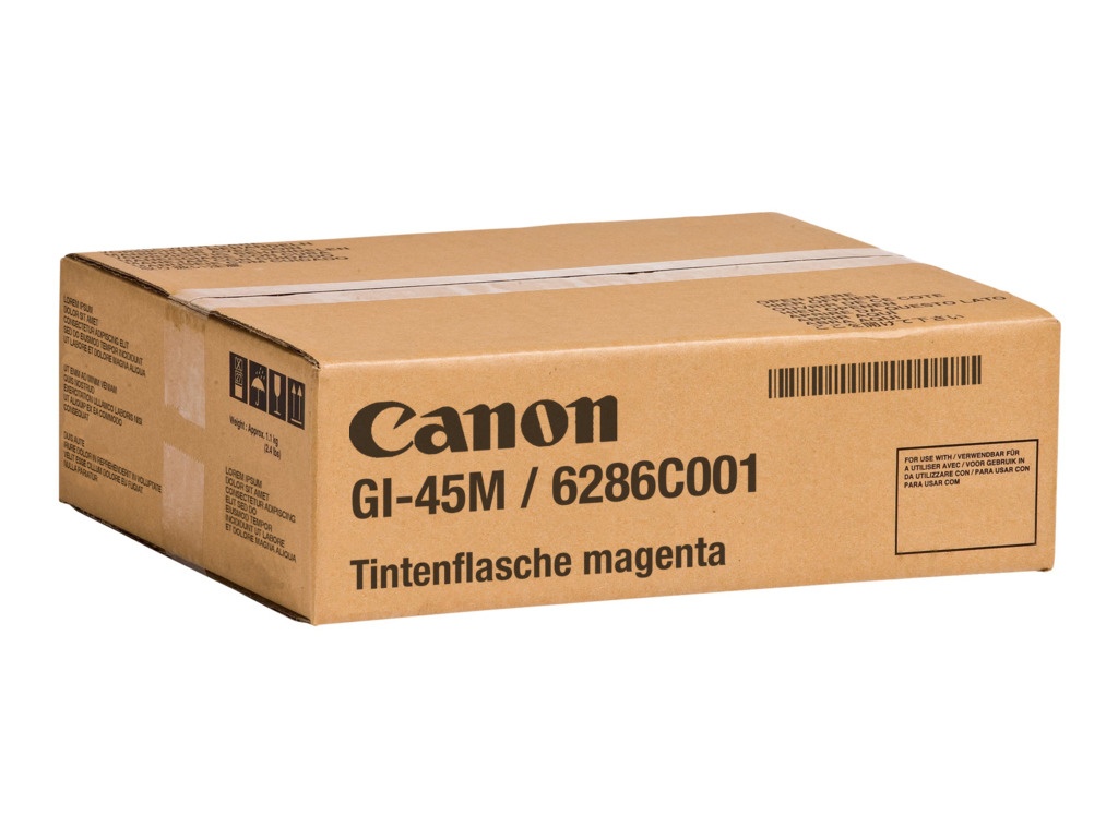 Canon 6286C001/GI-45M Tintenflasche magenta, 3.000 Seiten ISO/IEC 19752 40ml