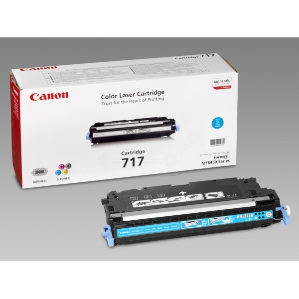 Canon 2577B002/717C Tonerkartusche cyan, 4.000 Seiten/5%