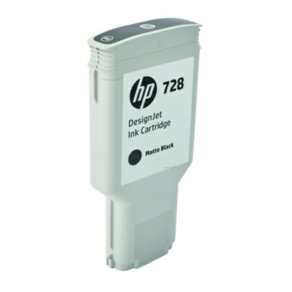 HP F9J68A/728 Tintenpatrone schwarz matt 300ml