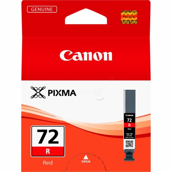 Canon 6410B001/PGI-72R Tintenpatrone rot 144 Fotos 14ml