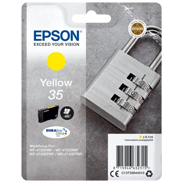 Epson C13T35844010/35 Tintenpatrone gelb, 650 Seiten 9,1ml