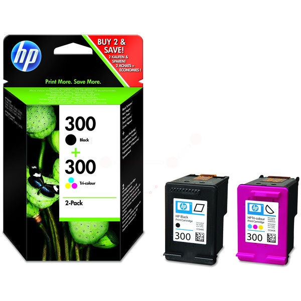 HP CN637EE/300 Druckkopfpatrone Multipack schwarz + color, 2x200 Seiten ISO/IEC 24711 200pg + 160 pg VE=2