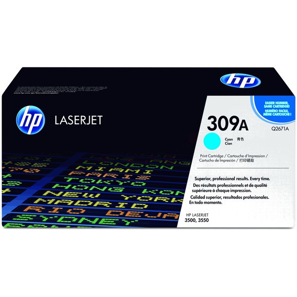 HP Q2671A/309A Tonerkartusche cyan, 4.000 Seiten/5%