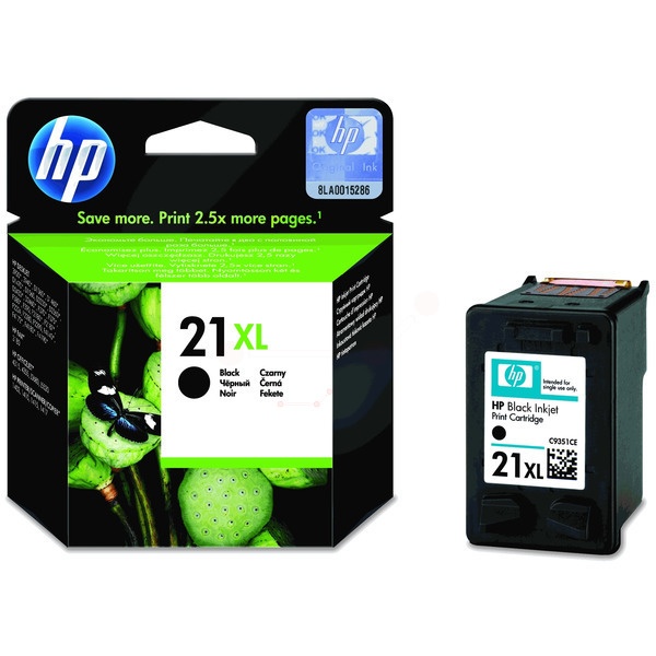 HP C9351CE/21XL Druckkopfpatrone schwarz High-Capacity, 475 Seiten ISO/IEC 24711 12ml