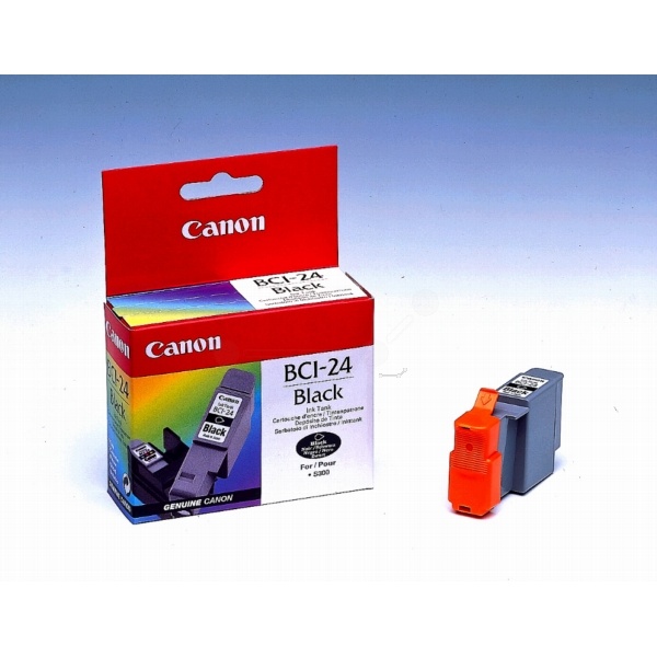 Canon 6881A002/BCI-24BK Tintenpatrone schwarz, 170 Seiten/5% 9ml