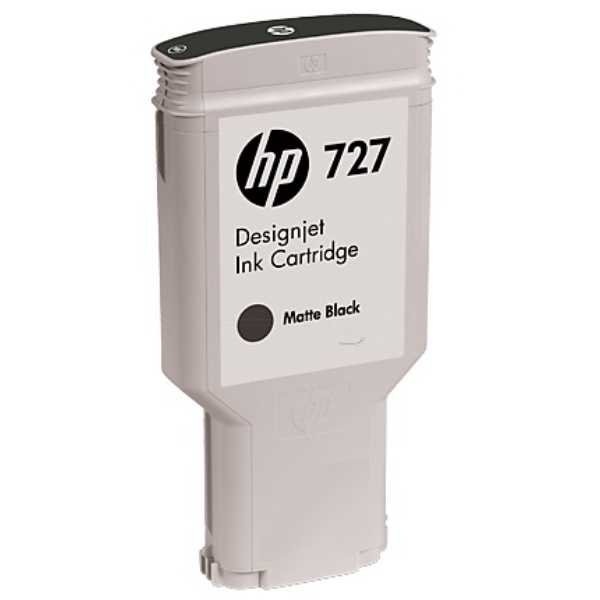 HP C1Q12A/727 Tintenpatrone schwarz matt 300ml