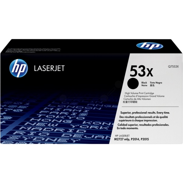 HP Q7553X/53X Tonerkartusche schwarz, 7.000 Seiten ISO/IEC 19752